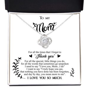 Harmony Gift Necklace Gift for Mom, Mother's day gift cards for Mom, Christmas, Birthday, gifts for Mom who has everything, what I love about Mom, mother's day jewelry