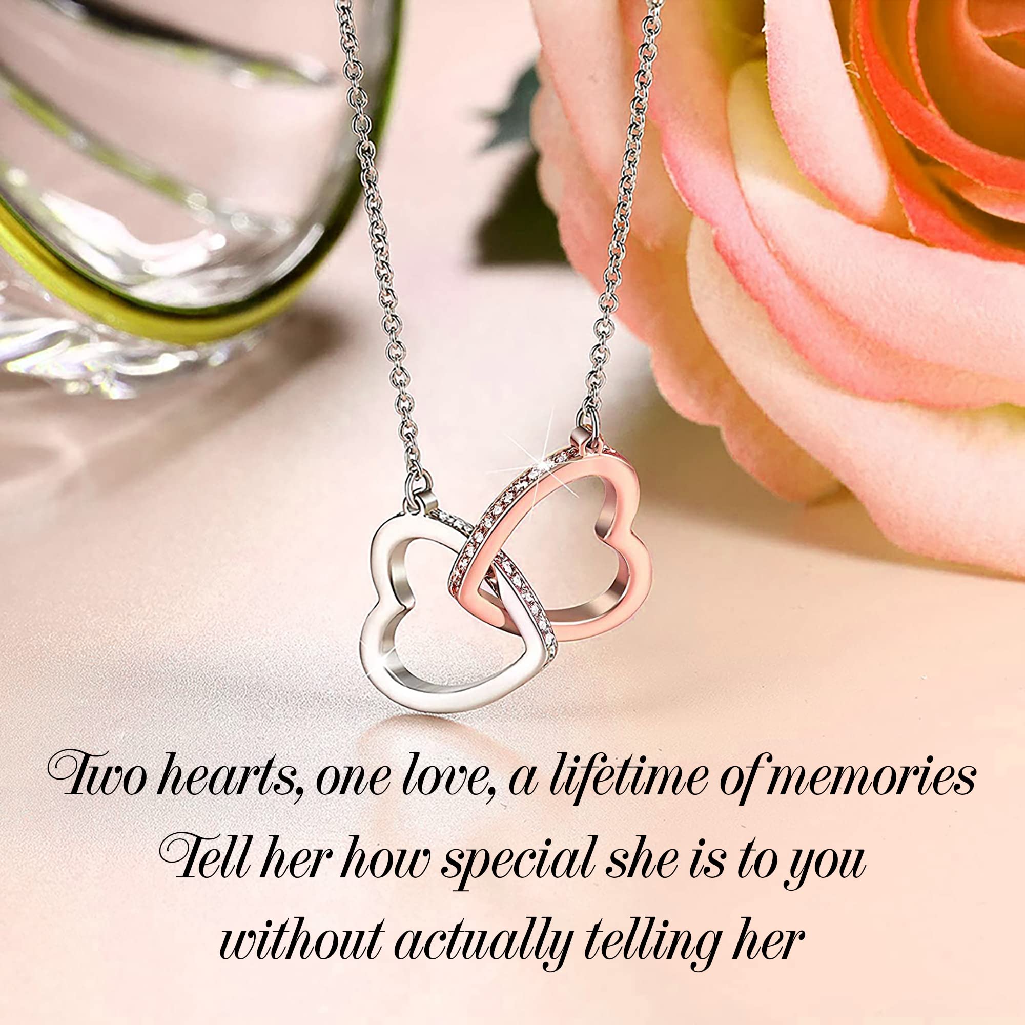 Harmony Gift Sentimental gift for girlfriend, things to buy for girlfriend, Christmas, Valentine, necklaces for girlfriend, love gifts for gf romantic