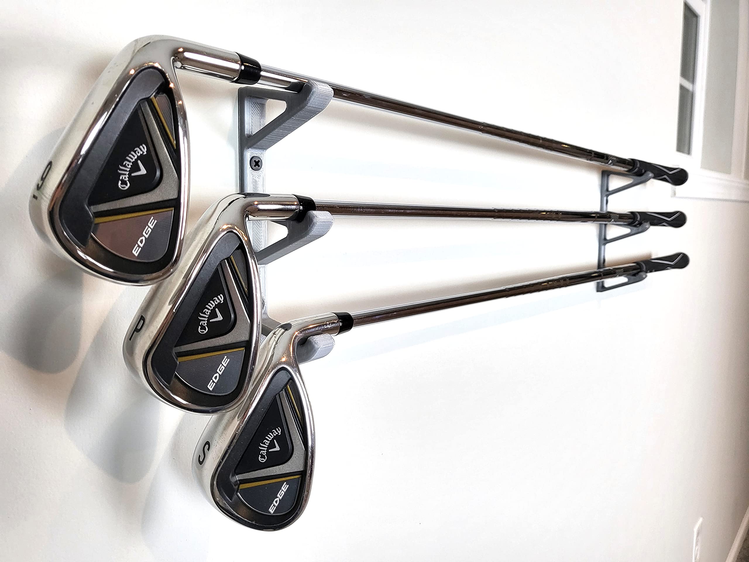 [JINTECH] Golf Club Organize Holder, Wall Display, Wall Hanger, Rack, Mount, 3 Clubs display