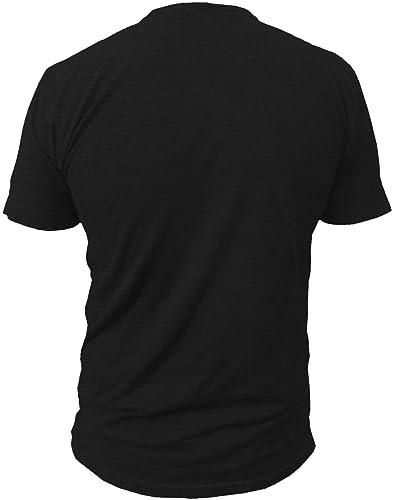 GYM LIFE Men's Power Up Icon Athletic Performance Short Sleeve Workout T-Shirt, Black (3X-Large)