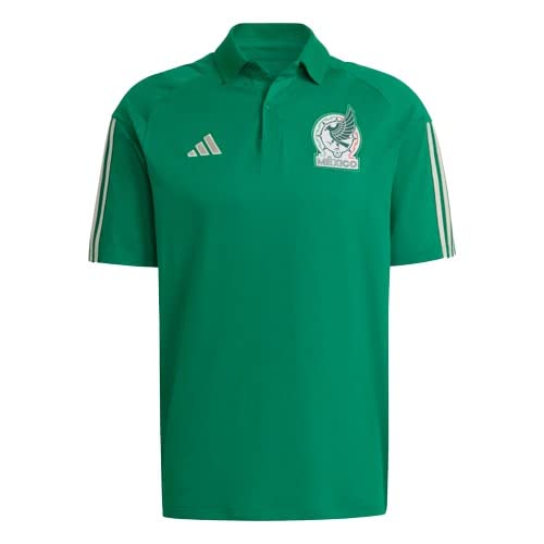 adidas Men's Mexico Tiro 22/23 Polo Shirt (as1, Alpha, m, Regular, Regular, Medium) Vivid Green