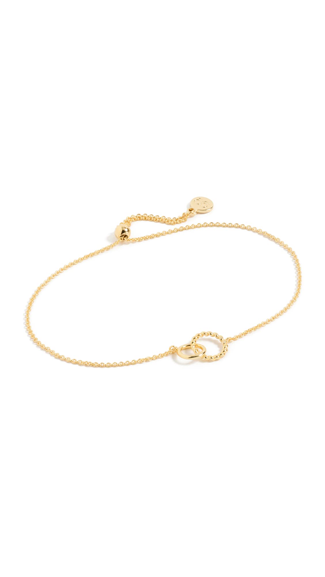 gorjana Women's Crew Charm Bracelet, Gold, One Size