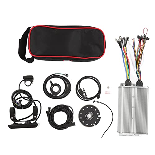 20" Rear Wheel Electric Hub Motor Kit, 20inch 72V 3000W Electric Bike Controller S900 Panel Rear Drive Hub Thumb Throttle Kit for Electric Bike Conversion