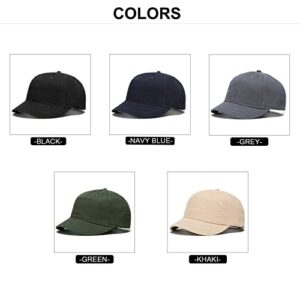 Short Brim Baseball Cap for Women and Men Outdoor Sports Cotton Snapack Caps Adjustable Dad Hats Umpire Sun Hats BP064 Khaki