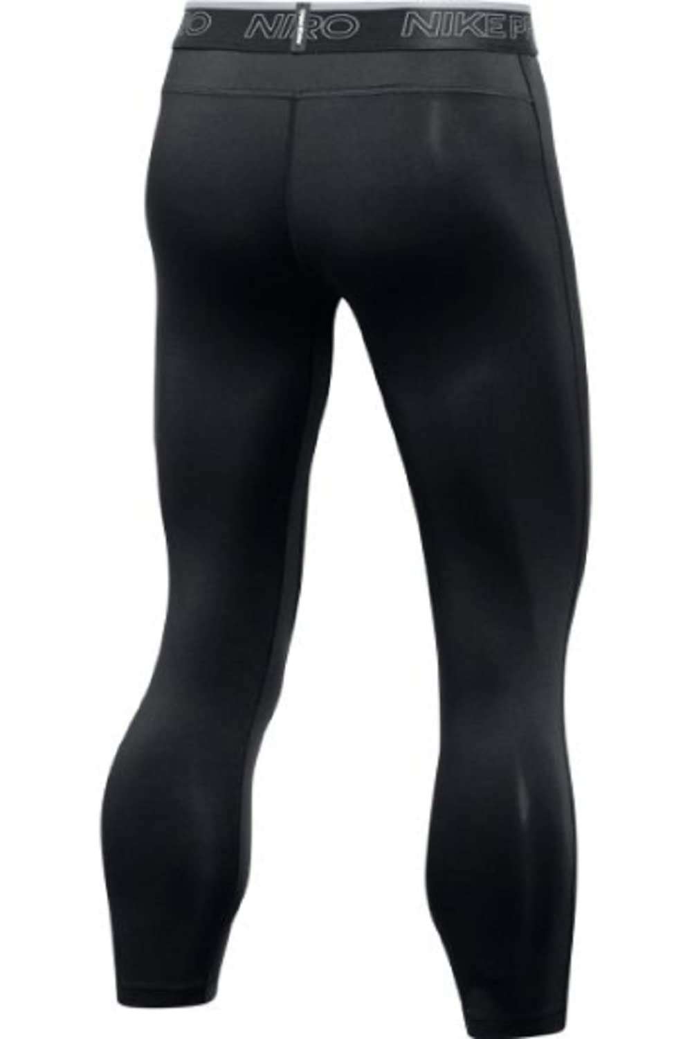 Nike Mens Pro 3/4 Length Training Tight (Black, Small)