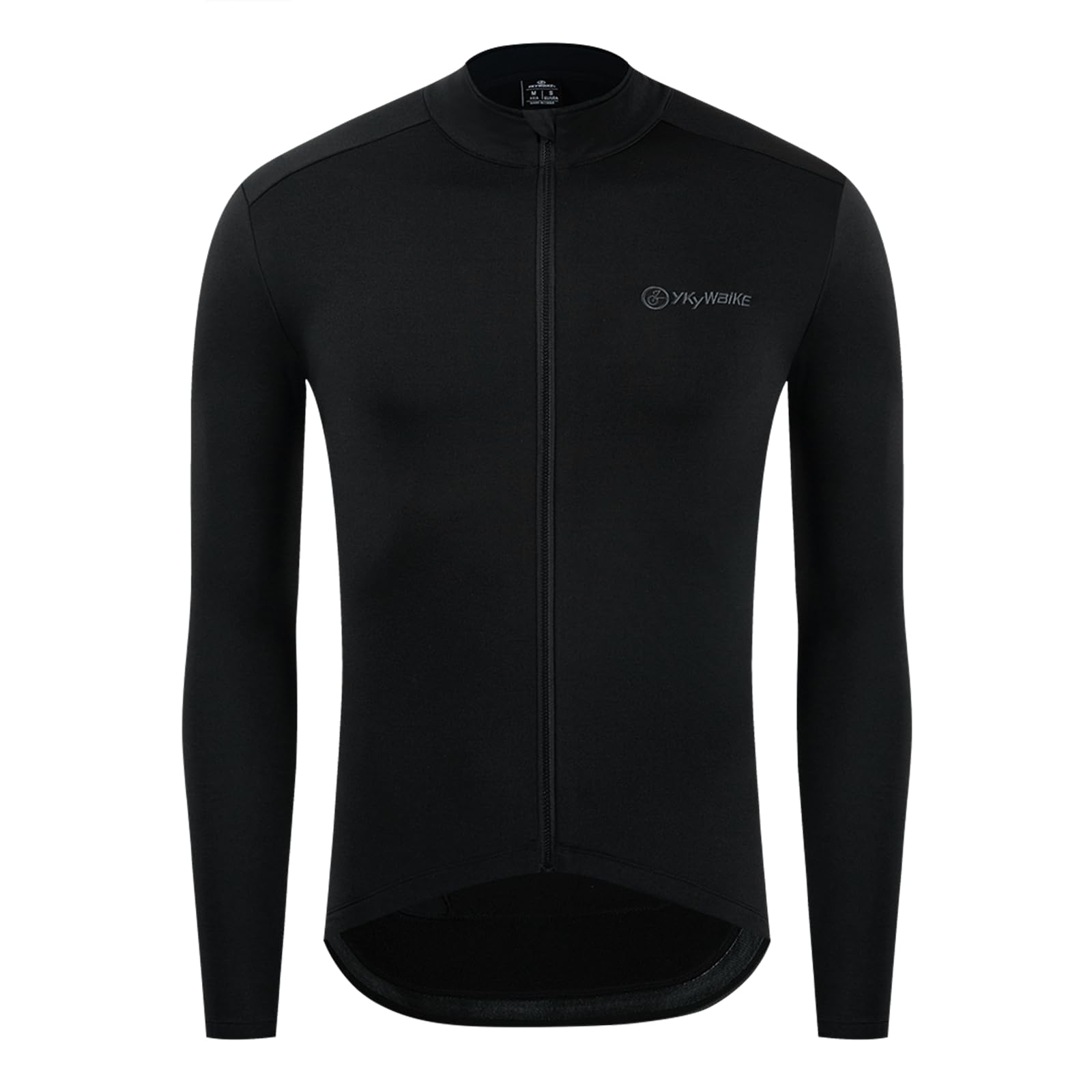 YKYWBIKE Cycling Jackets Men Fleece Winter Cycling Jersey for Men Softshell Jacket Long Sleeve Thermal Bike Jackets Cycling Clothing