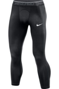 nike mens pro 3/4 length training tight (black, small)