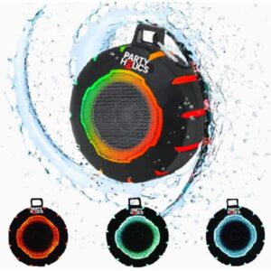 High Power Bass Portable Wireless Bluetooth Studio Dj Party Concert Speaker's - Colorful Liquid Motion Light Changing Rechargeable Waterproof Outdoor Loud Speaker (Waterproof Halo Speaker)