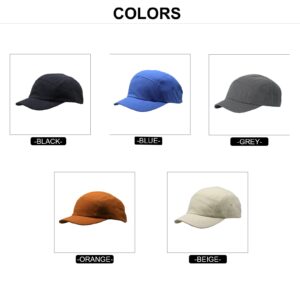 5 Panels Short Brim Baseball Cap for Women and Men Solid Single Layer Cotton Snapack Caps Adjustable Dad Hat Sun Hats Q2102