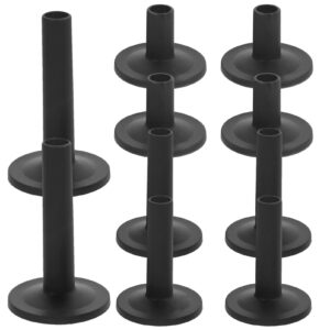 supvox 12 pcs cymbal replacement accessories cymbal stand drum sleeve for percussion drum set parts black