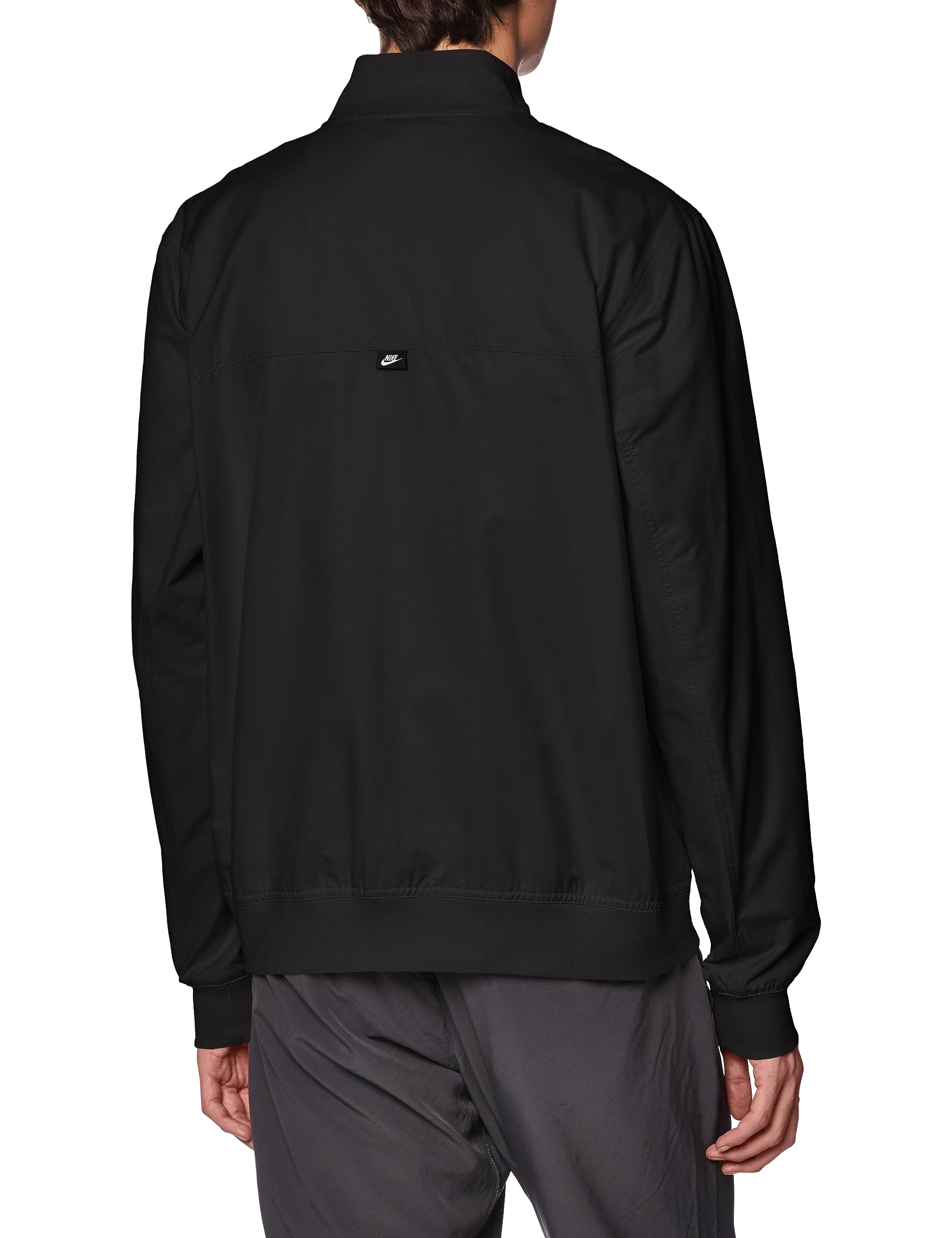 Nike Sportswear Sport Essentials Men's Woven Unlined Bomber Jacket (as1, alpha, m, regular, regular, Black/White)