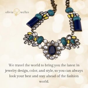 Olivia Welles Necklaces for Women - Radiant Collar Design - Dazzling Crystal Jewels, Exquisite Craftsmanship for Every Occasion or Event