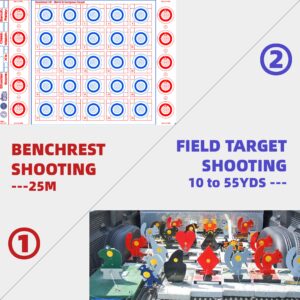 Vector Optics Sentinel X 10-40x50 SFP Center Dot 1/8MOA Rifle Scope Designed for 25 Meters Benchrest Target Shooting, Side Focus Min at 10 M, Turret Lock System.