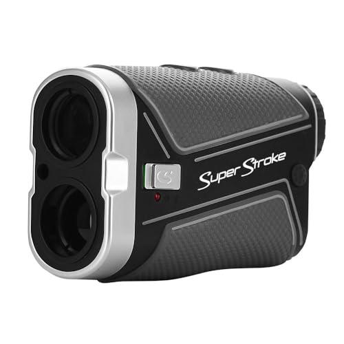 SuperStroke Golf TXr-1000 Slope Laser Rangefinder, Rechargeable, 1,000+ Yard Range, 7X Magnification, Magnetic Cart Mount