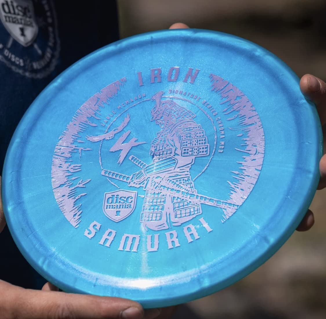 Discmania Signature Series - Eagle McMahon Iron Samurai 4 Chroma C-Line MD3 – Do It All Mid-Range Disc Golf Mid-Range Driver (177-180g)