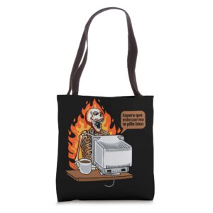 i hope this email finds you well halloween work coffee tote bag