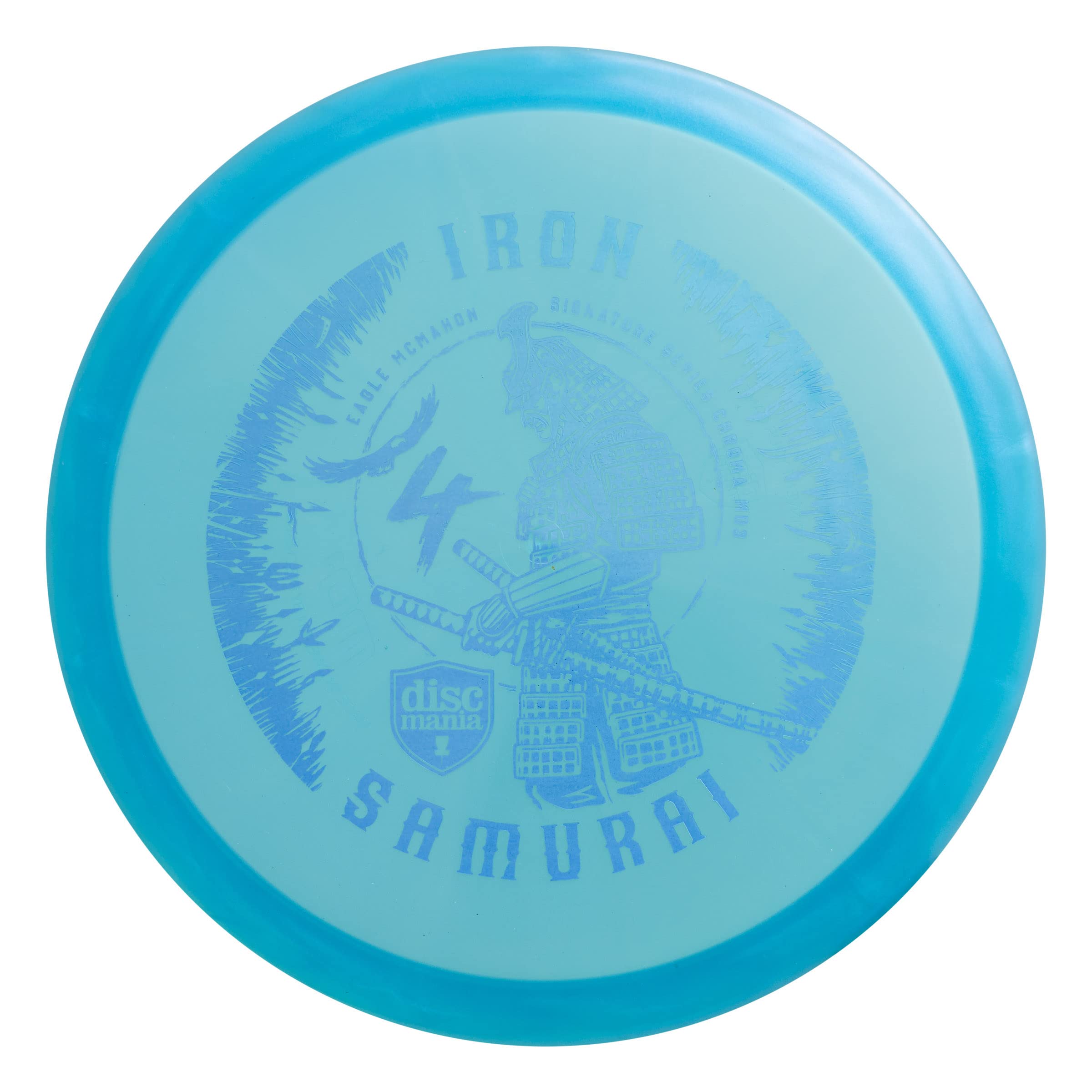 Discmania Signature Series - Eagle McMahon Iron Samurai 4 Chroma C-Line MD3 – Do It All Mid-Range Disc Golf Mid-Range Driver (177-180g)