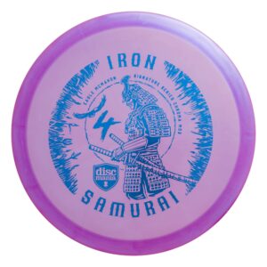 Discmania Signature Series - Eagle McMahon Iron Samurai 4 Chroma C-Line MD3 – Do It All Mid-Range Disc Golf Mid-Range Driver (177-180g)