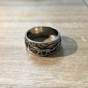 Wolf Ring for Men,Retro Wolf Totem Rings,Norse Viking Wolf Rings,Animal Rings,Men’s Punk Wolf Ring Jewelry Gift Father's Day Accessories (12)