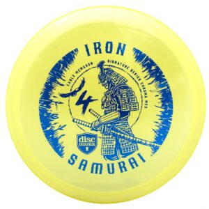 discmania signature series - eagle mcmahon iron samurai 4 chroma c-line md3 – do it all mid-range disc golf mid-range driver (177-180g)