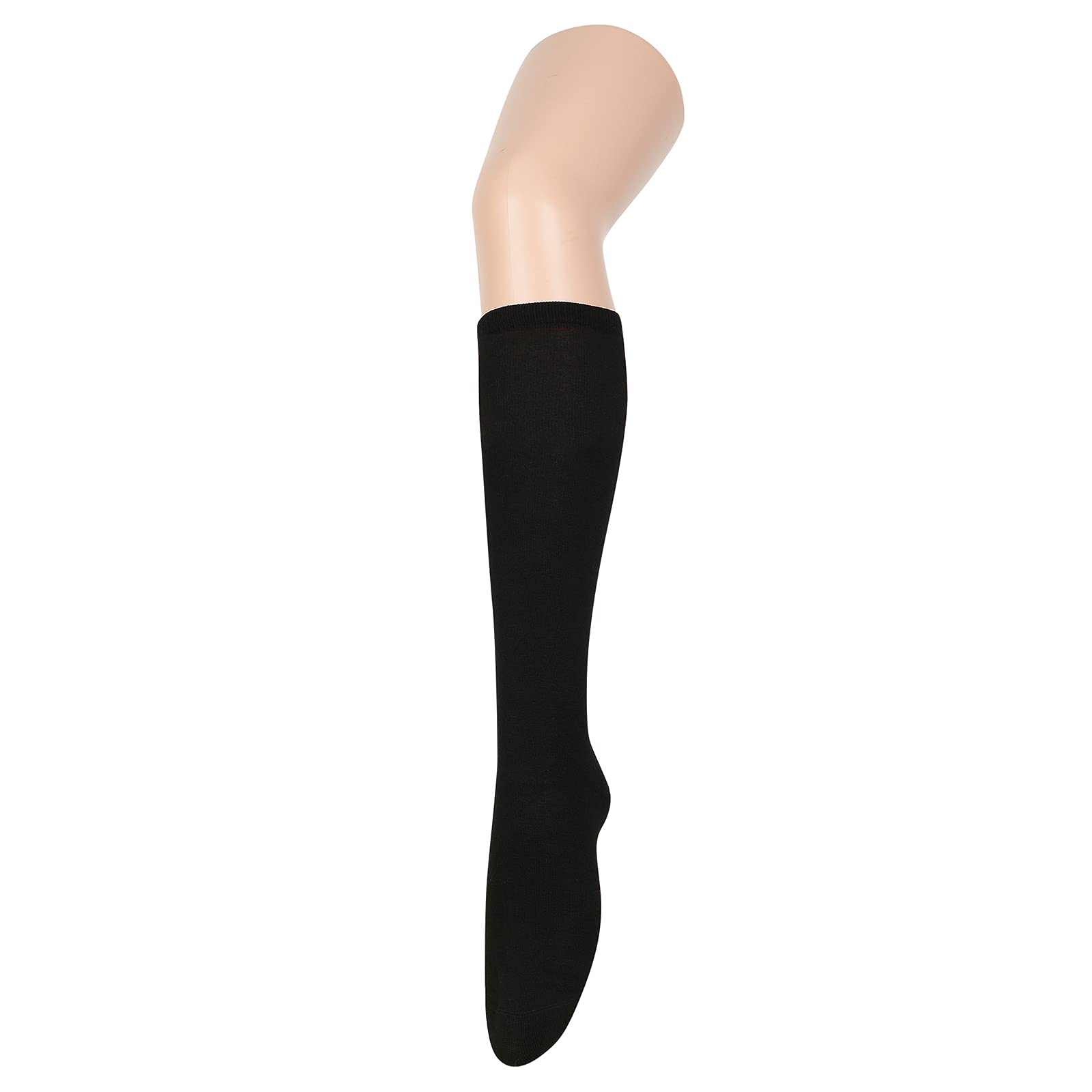 Women’s Knee High Socks Long Athletic Thin Thigh High Stocking Outdoor Sport Casual Tube Socks 2 Pack Black