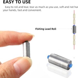 Lead Sheet,10 Rolls Fishing Soft Lead Sheet Strip Sinkers Weights Tackle Accessories Supplies New,Balance The Fishing Accessories Group 100% Lead Material (1mm)