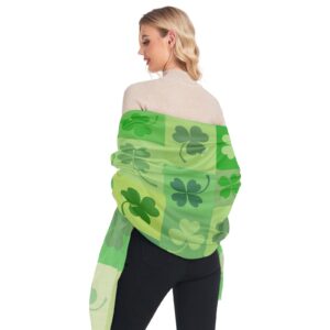 XUWU St. Patrick's day Women's Scarf Shawl Scarves Fall Winter Weather Scarves And Wraps