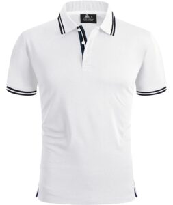 zity mens polo shirt short sleeve sports golf tennis shirts for men summer collared casual shirt white black