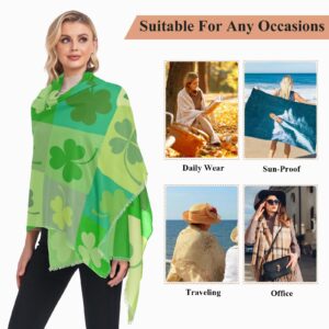 XUWU St. Patrick's day Women's Scarf Shawl Scarves Fall Winter Weather Scarves And Wraps