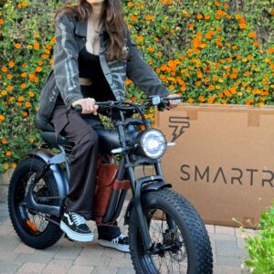 SMARTRAVEL Electric Bike for Adults,Ebike with 1200W Brushless Motor,23.2Ah Battery,UL&GCC Certification,20”x4.0 Fat Tire,32MPH Commuter Electric Bicycle,with Front/Rear Turn Signals