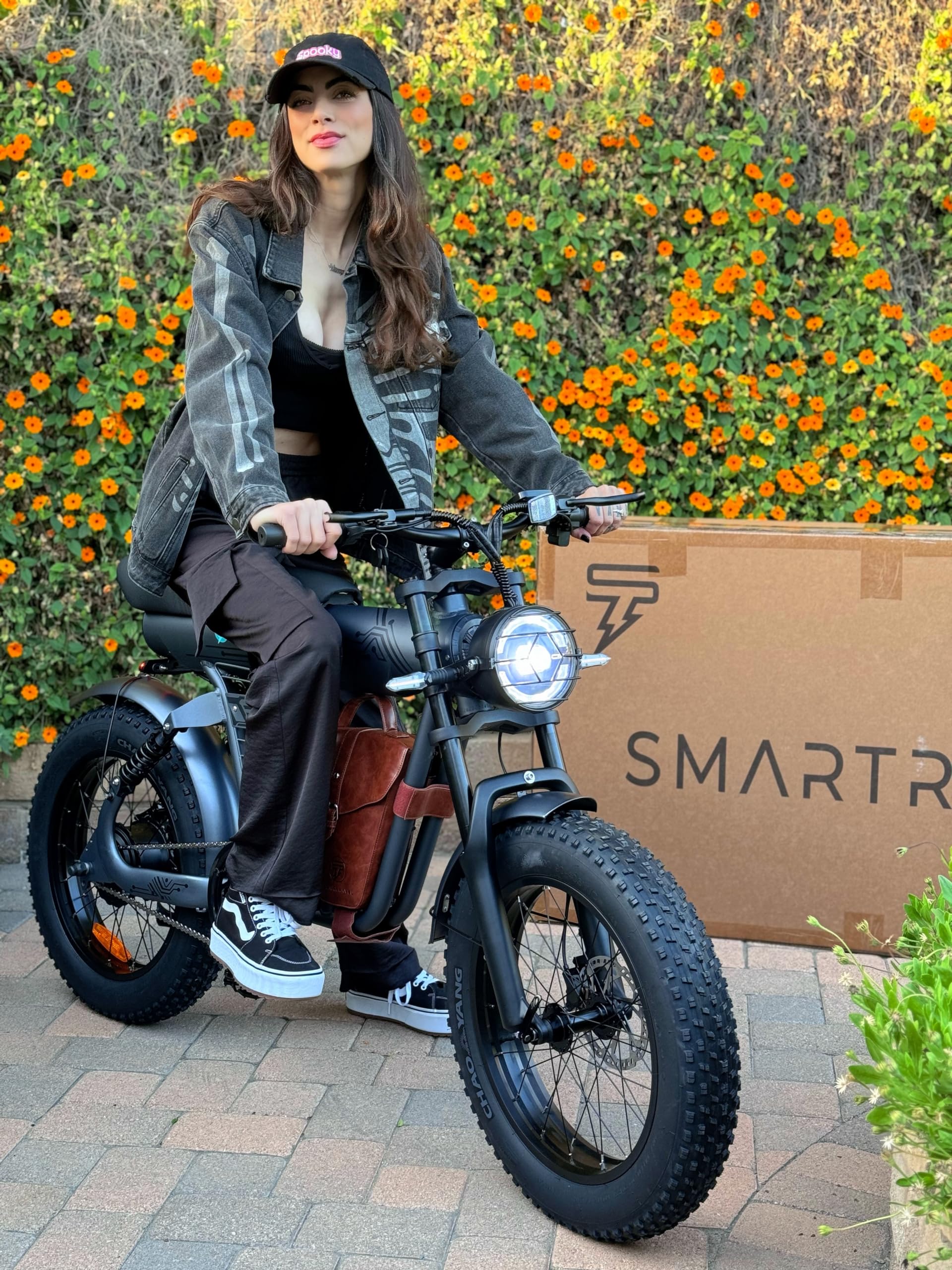 SMARTRAVEL Electric Bike for Adults,Ebike with 1200W Brushless Motor,23.2Ah Battery,UL&GCC Certification,20”x4.0 Fat Tire,32MPH Commuter Electric Bicycle,with Front/Rear Turn Signals