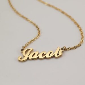 Chingona Name Necklace Personalized Engraved Name Pendant for Womens Friends