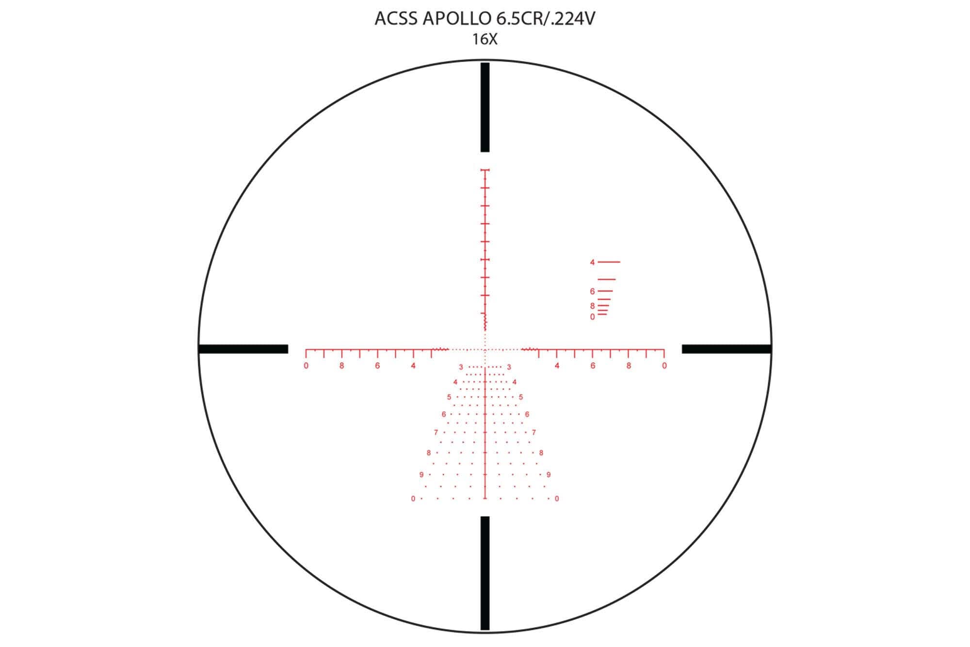 Primary Arms SLX 4-16X44mm FFP Rifle Scope - ACSS-Apollo-6.5CR/.224V Reticle with Deluxe Extended 30mm Scope Mount and Mag-Tight Magnification Lever