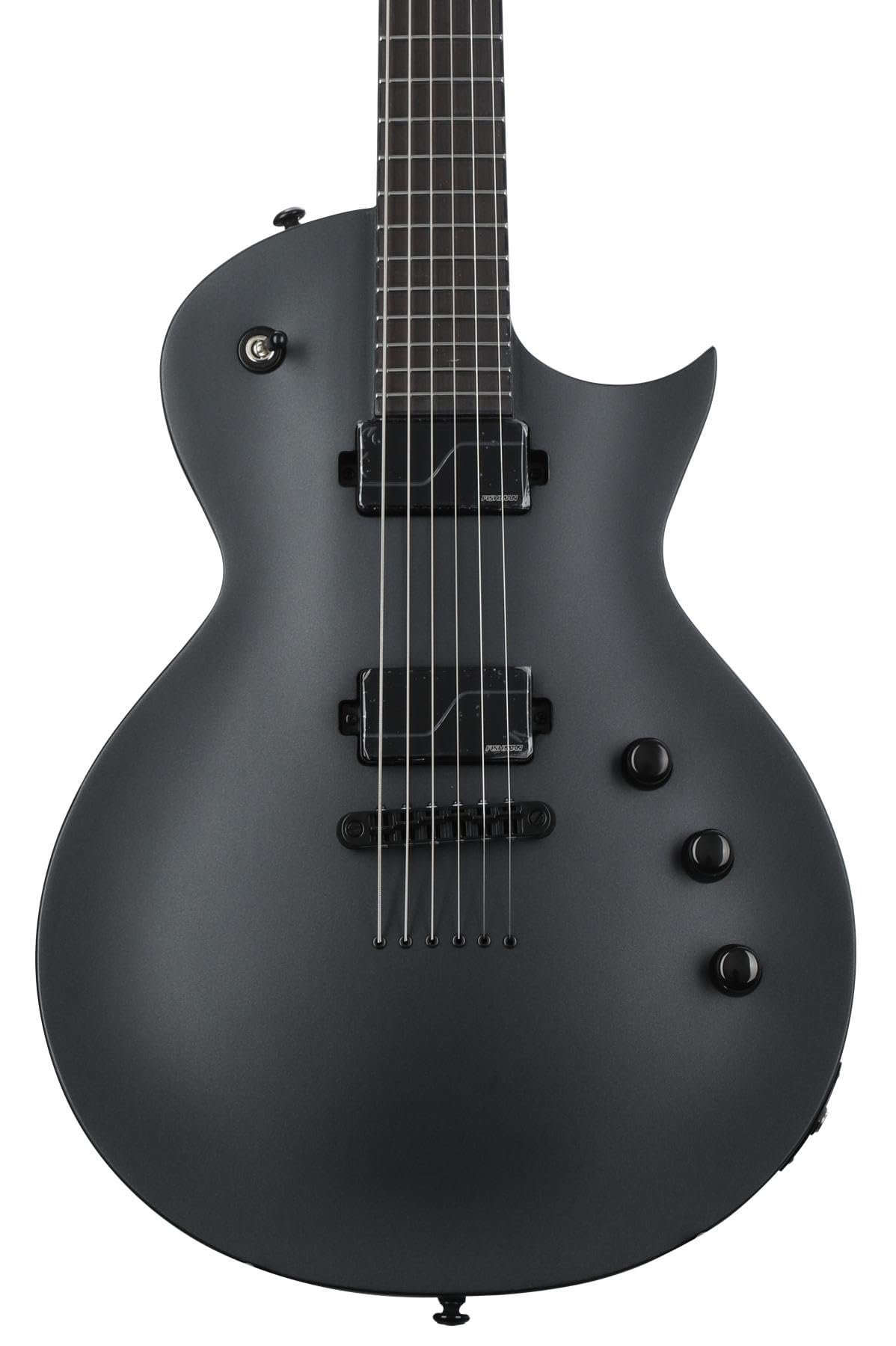 ESP LTD EC-1000 Baritone Electric Guitar - Charcoal Metallic Satin