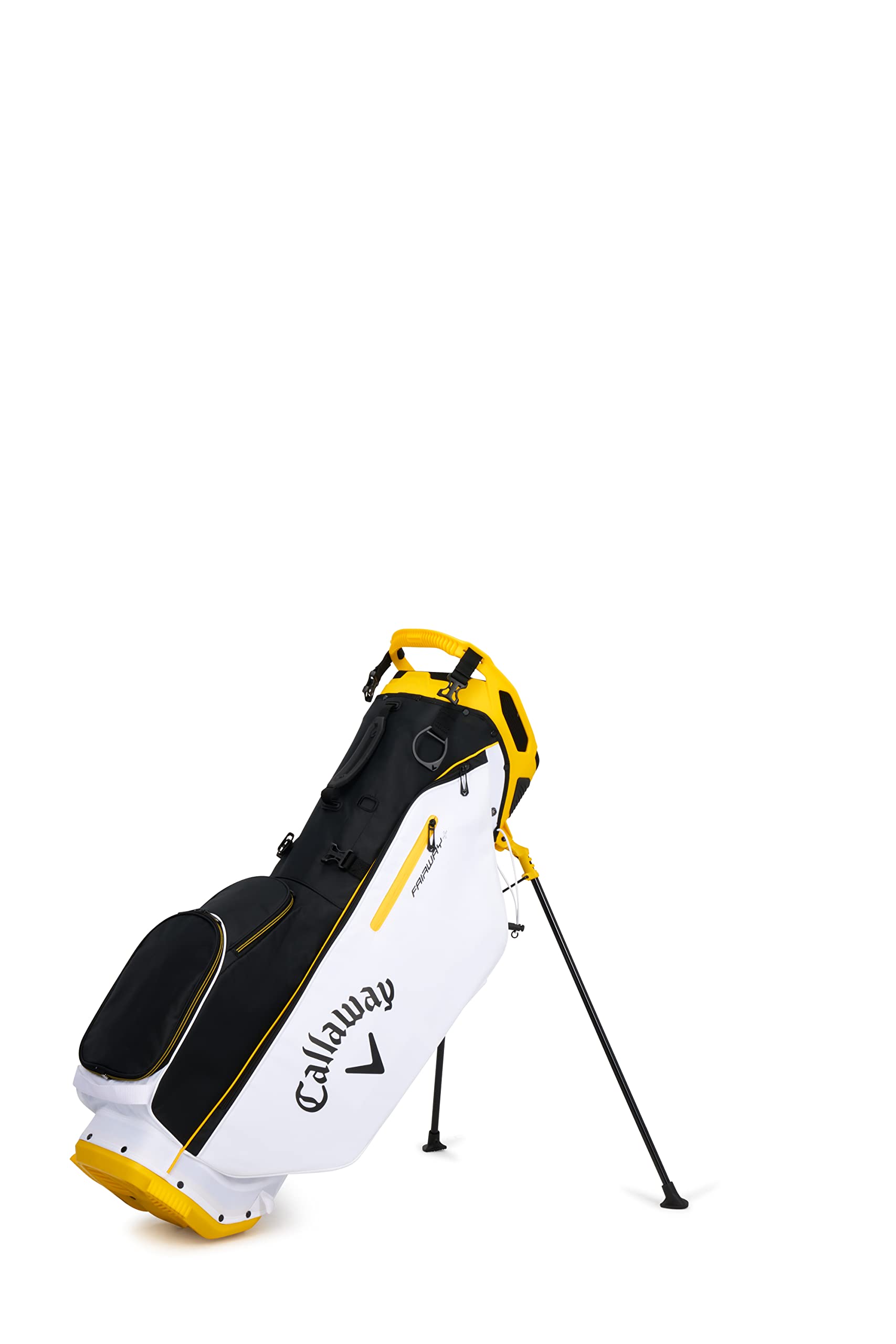 Callaway Golf Fairway Plus Golf Bag (Fairway Plus, Black/White/Golden)