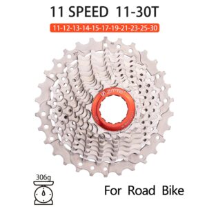 ZTTO Road Bike Cassette 11 Speed Mountain Bike Freewheel 11S 11-25T/28T/30T/34T Bicycle Sprocket (11S 11-25T)