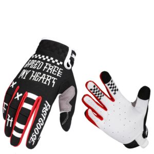 EXCEREY Cycling Gloves Mountain Bike Gloves for Outdoor Sports, Driving, Climbing for Men & Women (Black,M)