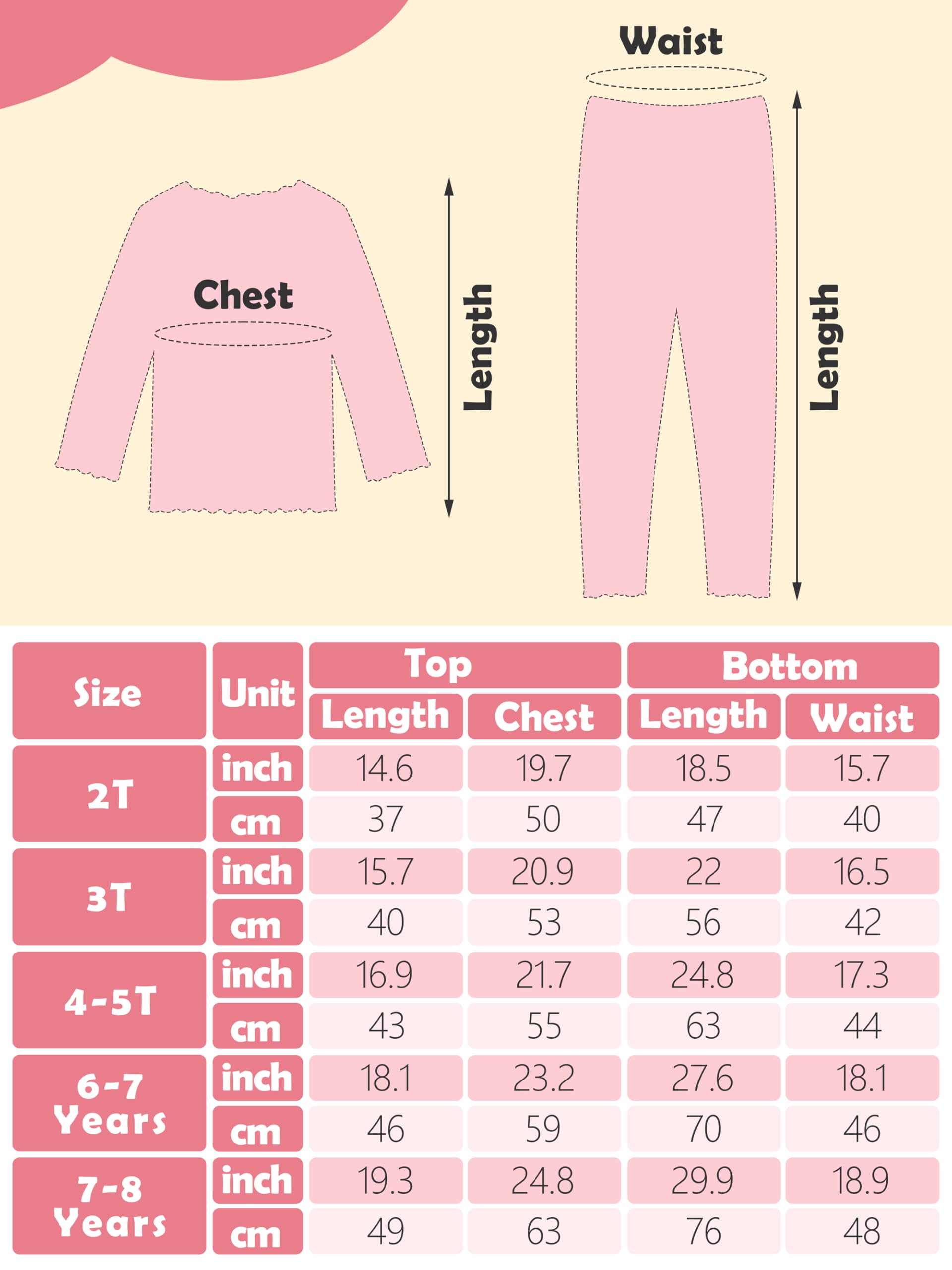 Resinta 3 Pack Girls Kids Thermal Underwear Set Toddler Soft Girls' Top and Long Johns Winter Base Layer Top & Bottom