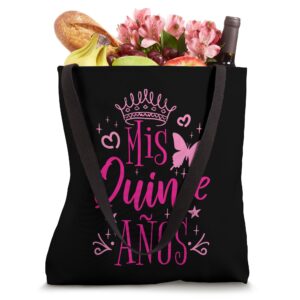 Sweet 15 Mexican Birthday Party Quinceanera Mis Quince Años Tote Bag