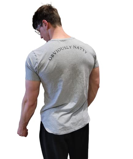 Obviously Natty Gym T-Shirt Grey