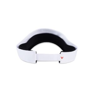 Callaway Unisex Adult High Crown Visor, White/Fire