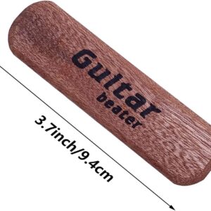 TUOREN 4pcs Finger Sand Shakers Rhythm Beater Board Hand Percussion Instrument Set Playing Accompaniment on Guitar Ukulele Cajon Drum Accessory