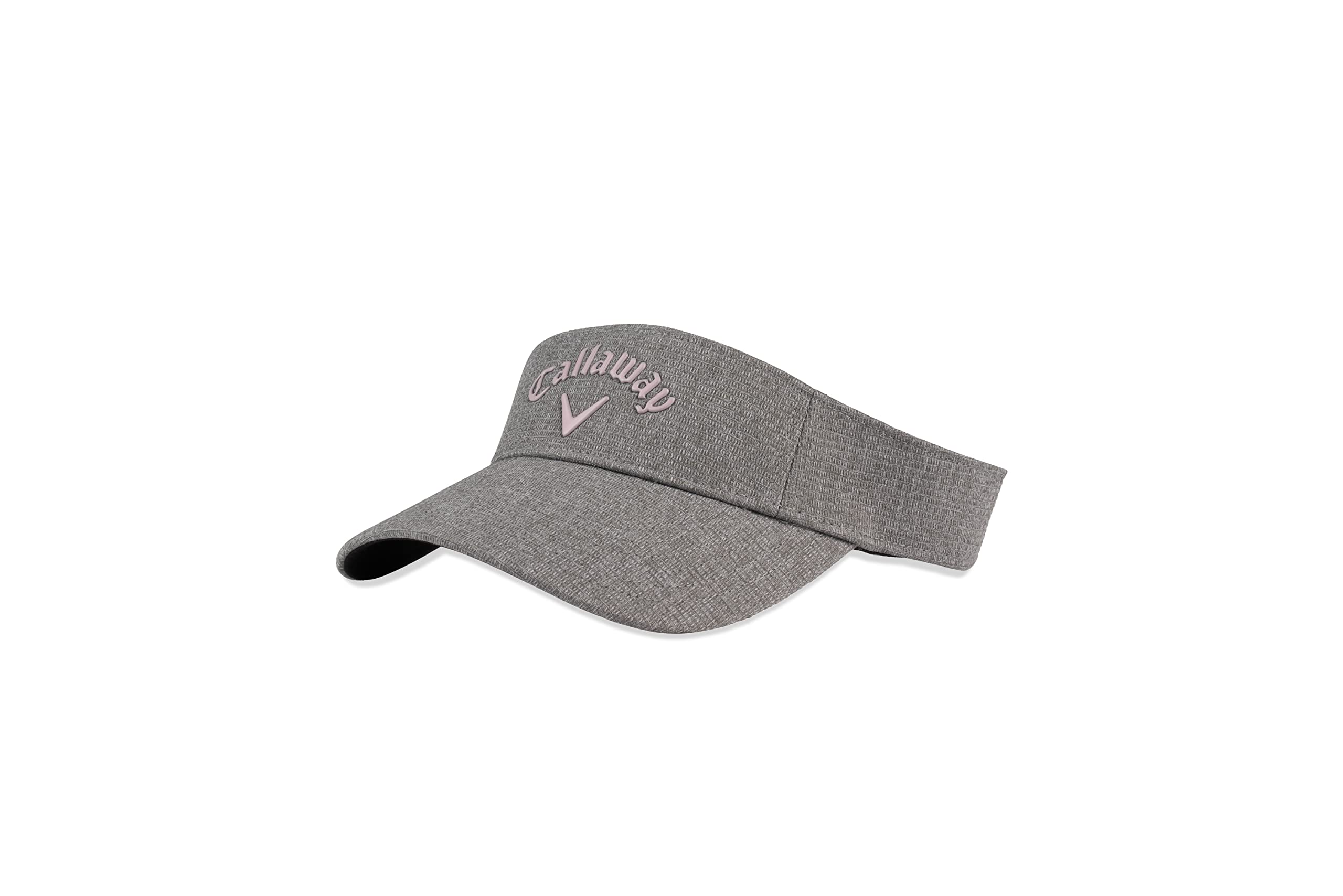 Callaway womens Liquid Metal Visor, Heather Gray/Pink, One Size US