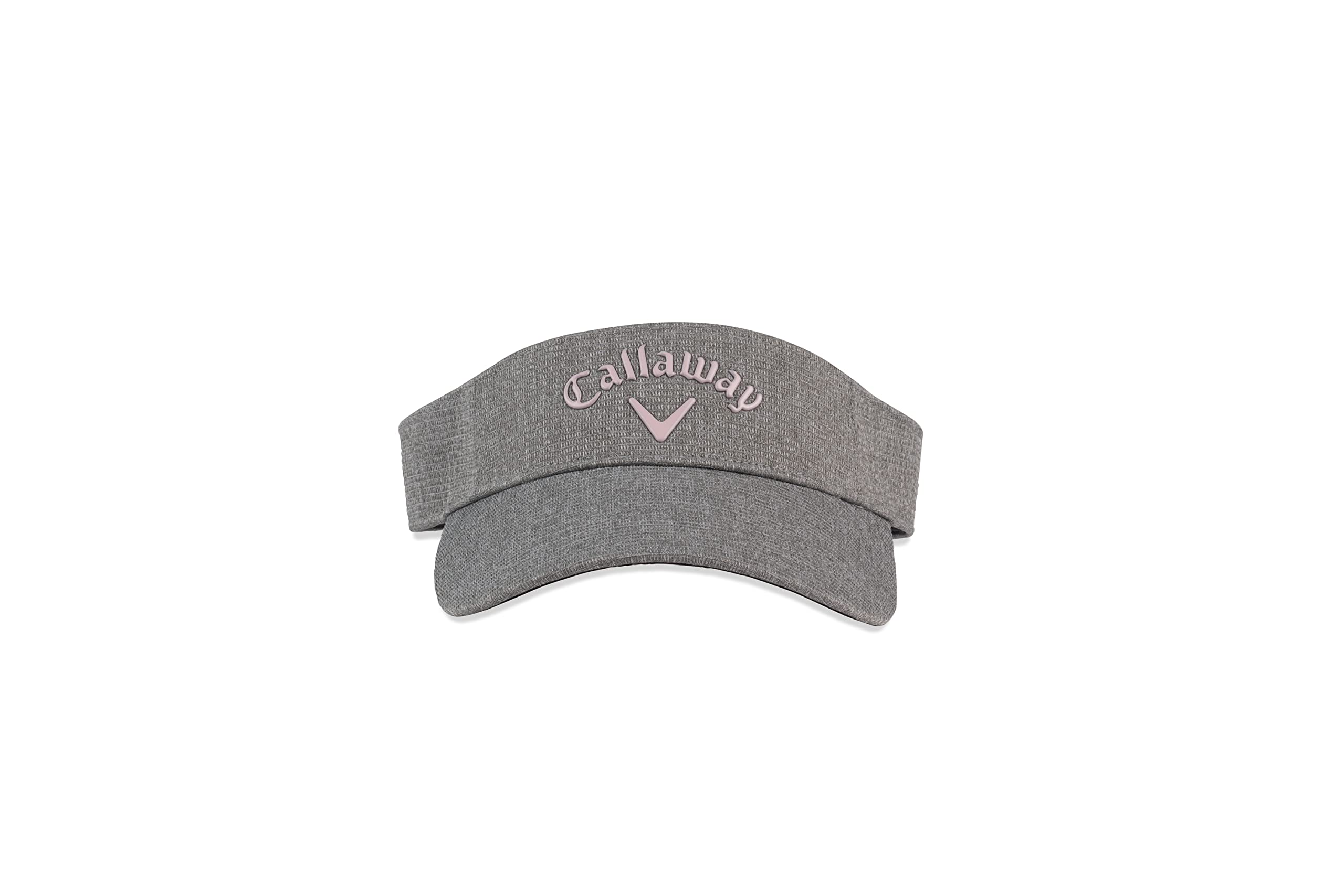 Callaway womens Liquid Metal Visor, Heather Gray/Pink, One Size US