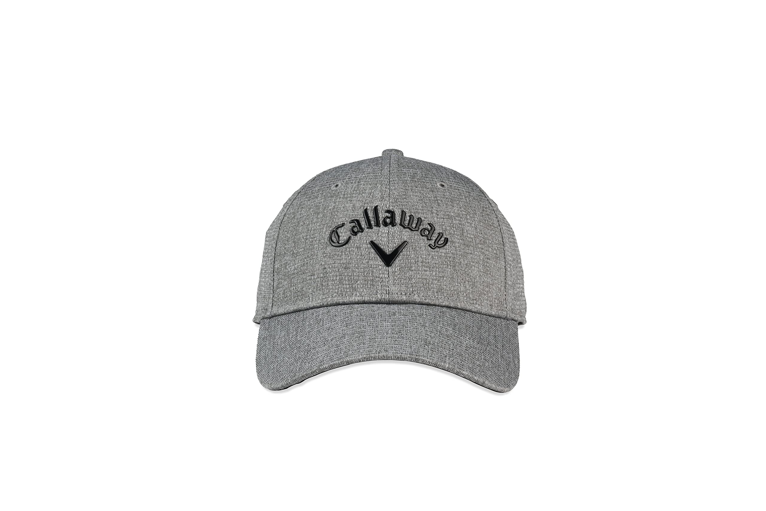 Callaway Unisex Adult Baseball Cap Hat, Heather Gray/Black