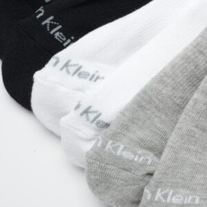 Calvin Klein Women's Socks - Cushion Athletic Crew Socks (6 Pack), Size 4-10, Grey Assorted