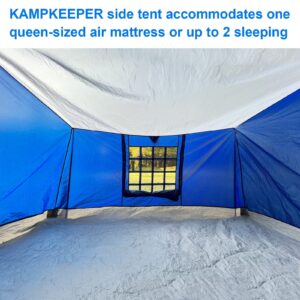 KAMPKEEPER Side Tent,Camping Tent for 10' x 10' Pop Up Canopy, Easy Set Up Gazebo,Compatible with 10' Wide Tents (Blue) Only Side Tent