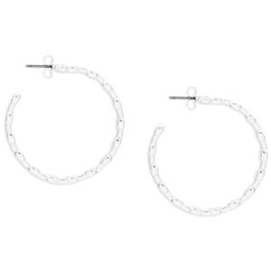 Lucky Brand Circle Detail Hoop Earrings