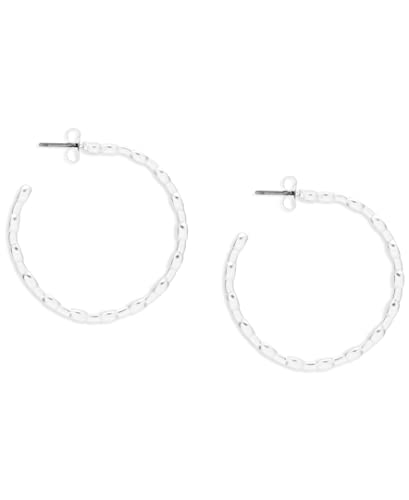 Lucky Brand Circle Detail Hoop Earrings