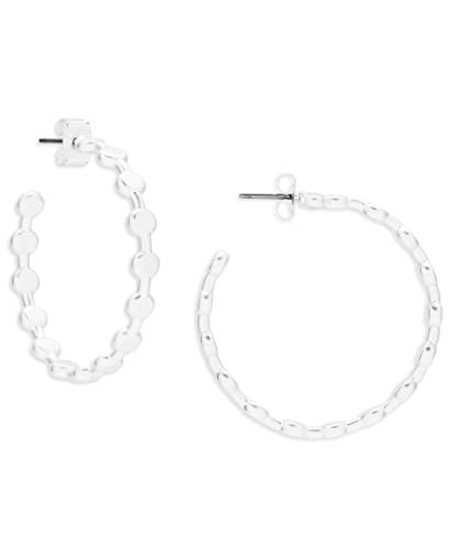 Lucky Brand Circle Detail Hoop Earrings